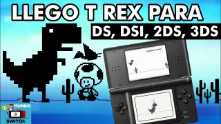 T REX CHR0ME PARA NINTENDO DS, DSI, 2DS, 3DS PORT R4 twilight menu HOMEBREW APP