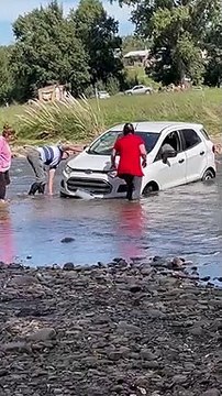 Ford Ecosport varada en Villa Arcadia