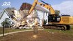 Dangerous biggest heavy equipment excavator destroys everything! Powerful demolition crusher machine