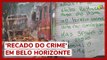Ônibus é incendiado em Belo Horizonte e autoridades acham bilhete: 'Assinado, o crime’