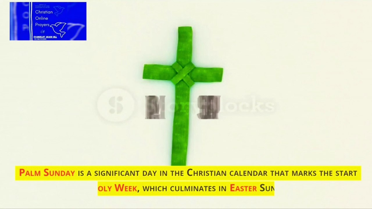 What is Palm Sunday ? Watch Out this 1 minute Bible Informative Video