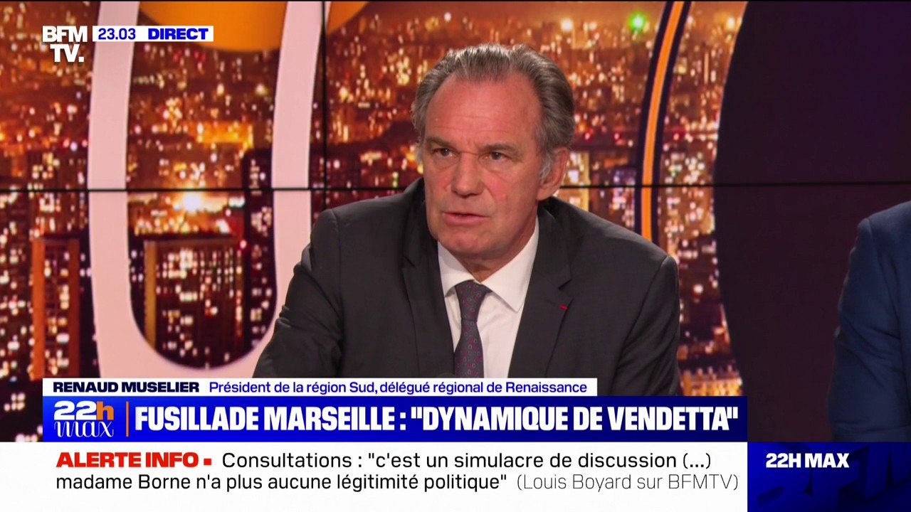 Renaud Muselier: "On a besoin d'avoir des lois dures contre les consommateurs et les trafiquants" de drogue