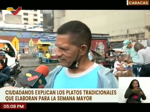 Venezolanos destacan la elaboración de platos tradicionales en la Semana Mayor