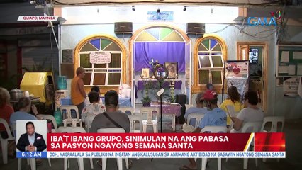 Iba't ibang grupo, sinimulan na ang Pabasa sa Pasyon ngayong Semana Santa | UB