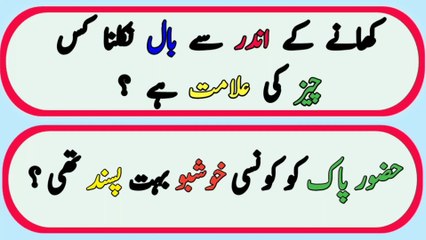 Islamic urdu sawal jawab | Dilchasp islami maloomat |  اسلامک سوال