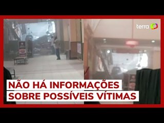 Parte do teto de shopping desaba em Osasco, na Grande São Paulo