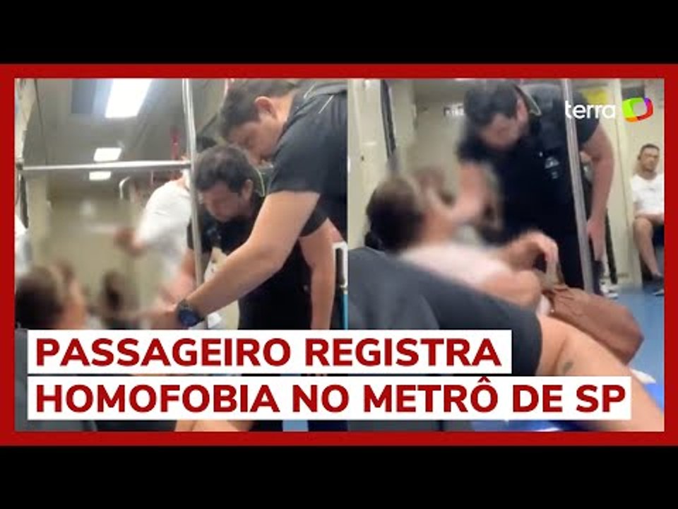 Mulher é retirada do metrô de SP após fazer com...