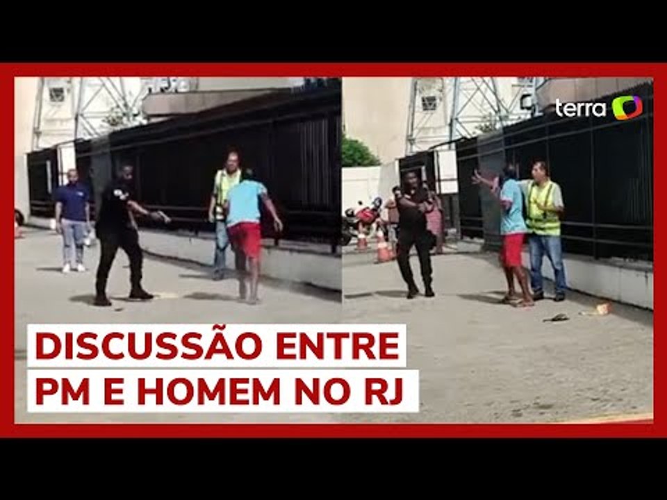 PM atira no pé de homem desarmado durante discussão no Rio de Janeiro