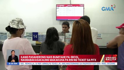 Ilang pasaherong nais bumiyahe pa-Bicol, nagbabakasakaling makakuha pa rin ng ticket sa PITX | UB