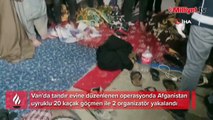 Van'da 20 kaçak göçmen ile 2 organizatör yakalandı