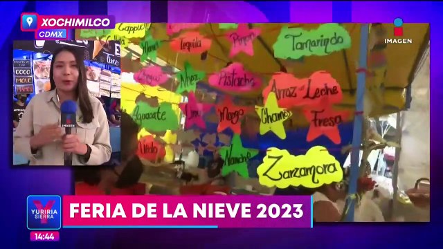 Así se vive la Feria de la Nieve en Xochimilco