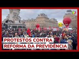 1 milhão de franceses vão às ruas contra reforma da previdência aprovada pelo governo