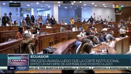 El juicio político contra el presidente de Ecuador por el delito de peculado avanza un peldaño más