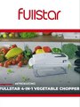 Fullstar Vegetable Chopper - Spiralizer Vegetable Slicer - Onion Chopper with Container - Pro Food Chopper - Black Slicer Dicer Cutter - 4 Blades Home & Kitchen