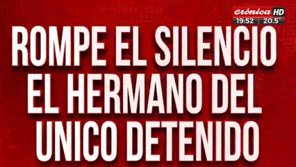 Rompe el silencio el hermano del único detenido por el crimen del colectivero