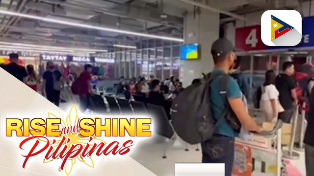 98,900 foot traffic sa PITX, naitala; PITX, nag-abiso sa mga bus company na magdagdag ng mga bus ngayong Martes