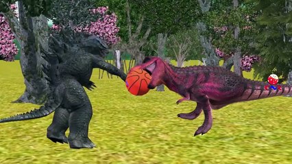 Dinosaurs Vs Godzilla And King Kong Vs Dinosaurs Cartoons Singing Finger Family Nursery Rhymes