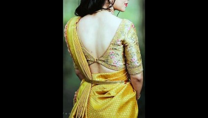 Most trending back blouse new design