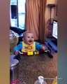 Cute Baby Laughing In Daddy Sneeze - Funny Baby Videos