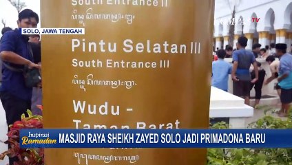 Intip Kemegahan Masjid Raya Sheikh Zayed, Primadona Baru Kota Solo!