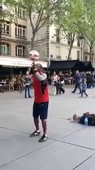 Amazing Football Skill In Road - Whatsapp Video