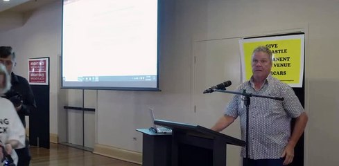 Tim Crakanthorp questioned at Supercars meeting - April 3 - Newcastle City Hall