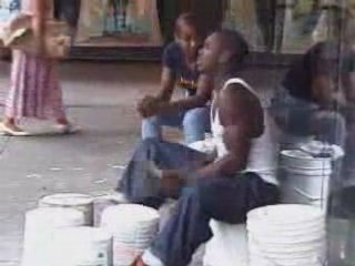 Street drumer