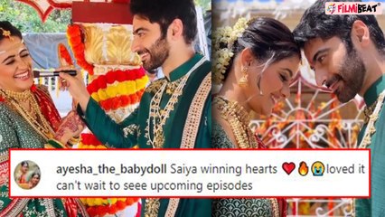 GHKKPM Fame Harshad Arora & Ayesha Singh को Set पर शादी के जोड़े में मस्ती करता देख Fans ने की तारीफ