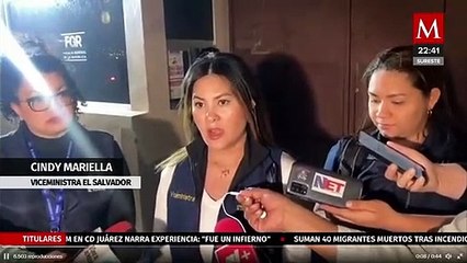 México se tiene que hacer cargo de todo lo que ha hecho; asegura viceministra de El Salvador