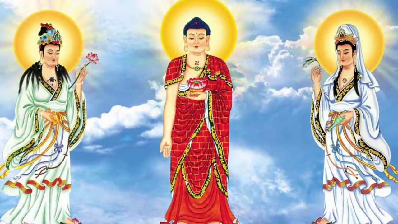 南無 阿彌陀佛 西方三聖 淨土 1小時  阿弥陀佛 Amitabha 나무아미타불 พระอมิตาภพุทธะ A-di-đà 阿弥陀仏