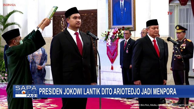 Jadi Menpora Termuda, Dito: Ini Representasi Generasi Milenial Berkarya Bagi Bangsa!
