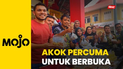 Agih 10,000 kuih akok percuma
