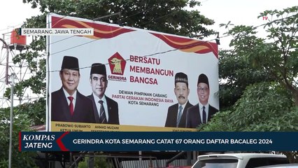 Gerindra Kota Semarang Catat 67 Orang Daftar Bacaleg 2024