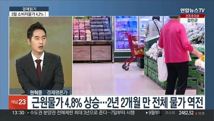 [경제읽기] 3월 소비자물가 4.2% 상승…공공요금·OPEC+감산 변수