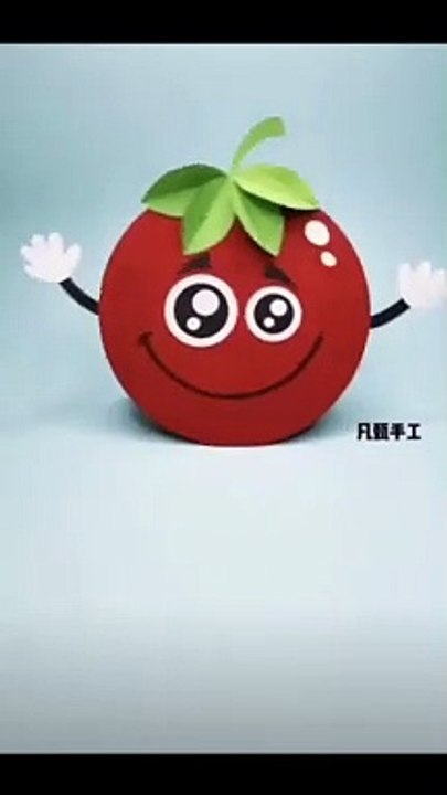 Simple and Beautiful Apple Paper Craft & Origami Tutorial |  #DIY #Tricks #Papercrafts #Origami