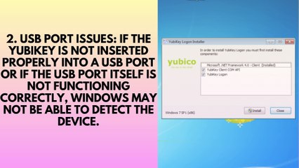 Why Windows doesn't recognize YubiKey?