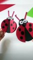 How to make a paper ladybug| Preschool craft  #manualidades #избумаги #papercrafts