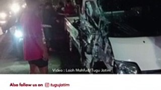 Kecelakaan Pickup vs Truk TNI AD di Kejayan Pasuruan