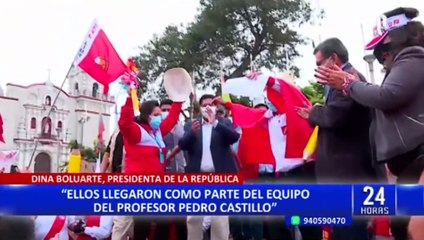 Dina Boluarte admite conocer a Henry Shimabukuru y que estuvo presente en campaña de Perú Libre