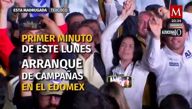Banderazo de salida para campañas de Delfina Gómez y Del Moral por el Edomex