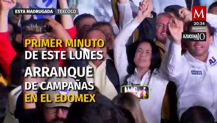 Banderazo de salida para campañas de Delfina Gómez y Del Moral por el Edomex