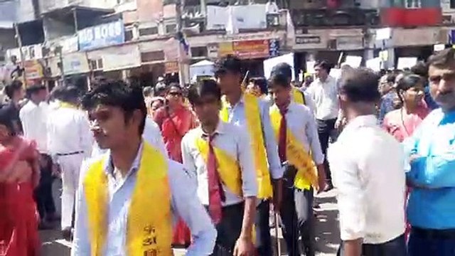 महावीर जयंती पर बच्चों ने जन जन तक पहुंचाया महावीर भगवान का संदेश
