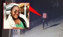 Gabonlu kızın son görüntüleri: Çıplak ayak sokakta koşuyor