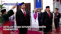 Kelakar Menpora Dito Usai Dilantik Akan Kuruskan Badan