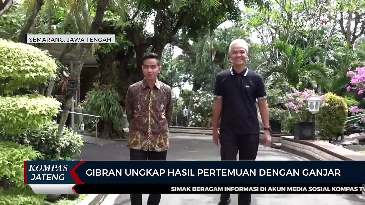 Gibran Ungkap Hasil Pertemuan dengan Ganjar