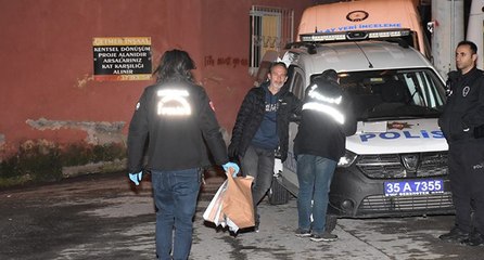 Eski sevgilisinin evinin duvarlarına yanıcı madde fırlattı