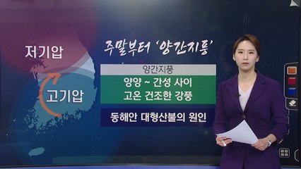 낙엽·강풍에 진화 난항...밤부터 천금같은 단비 / YTN