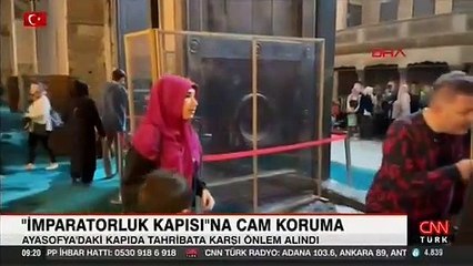 "İmparatorluk Kapısı"na cam koruma