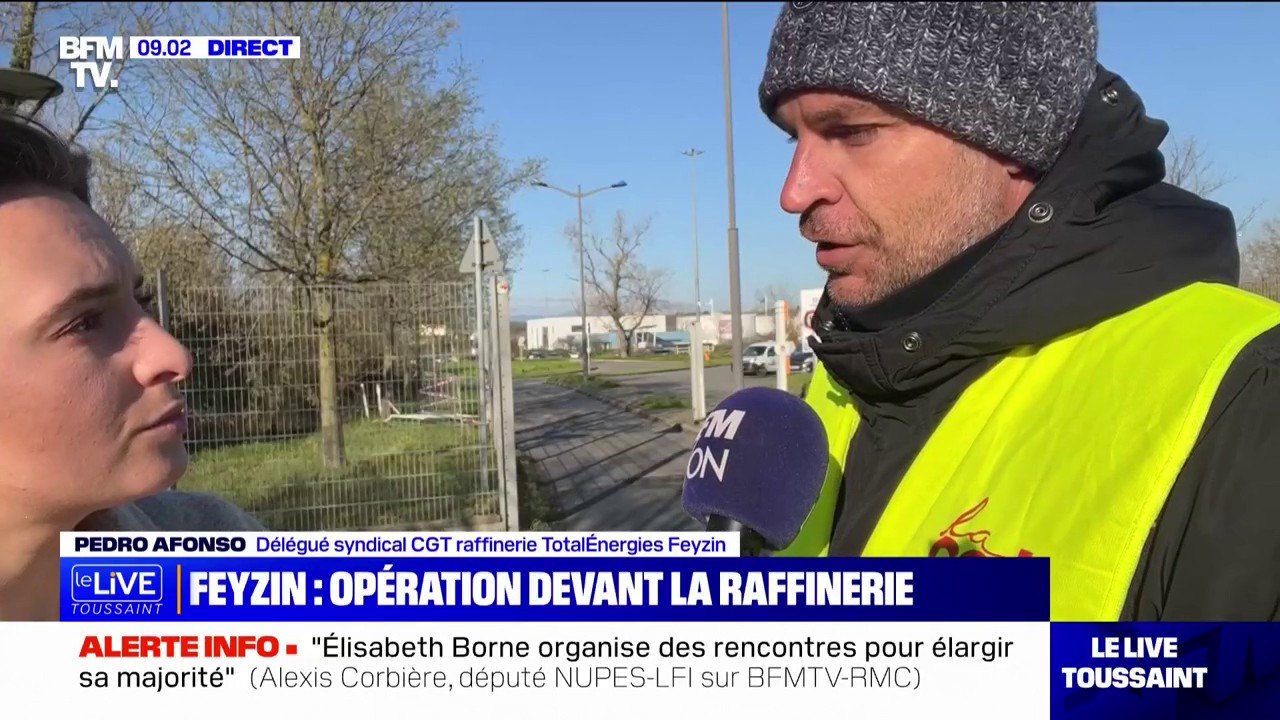 Lyon: l'opération de blocage de la raffinerie de Feyzin interrompue par les forces de l'ordre