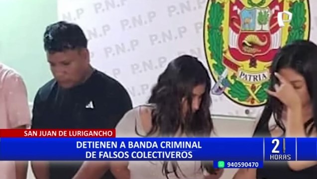 Menor de edad integraba banda criminal de falsos colectiveros que asaltaban pasajeros